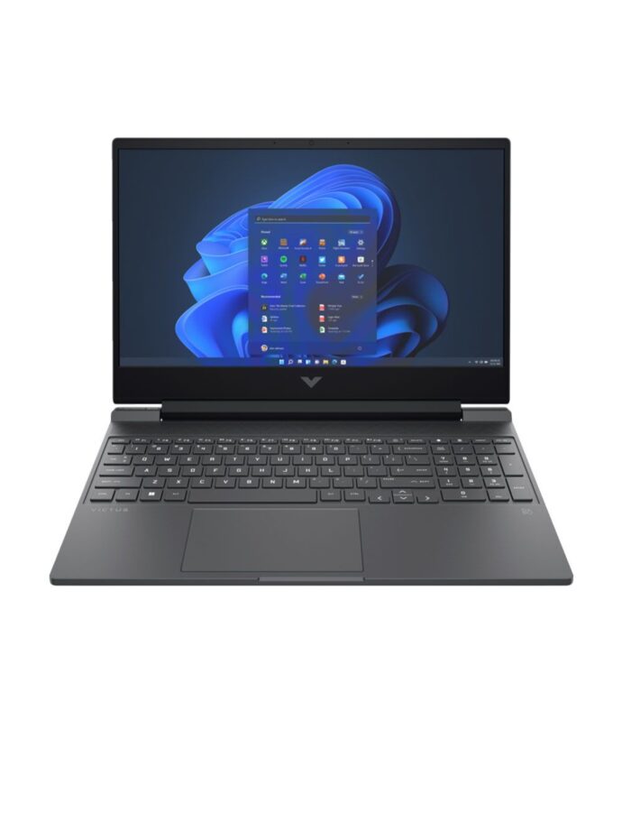 لابتوب HP Victus 15-fb1004ne – معالج AMD Ryzen 5 7535HS – رام 16 جيجابايت – سعة تخزين SSD 512 جيجابايت – كرت شاشة NVIDIA GeForce RTX 2050 بسعة 4 جيجابايت – شاشة 15.6 بوصة FHD – نظام تشغيل Windows 11 – باللون الأسود